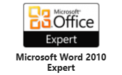 Microsoft Word 2010 Expert Logo